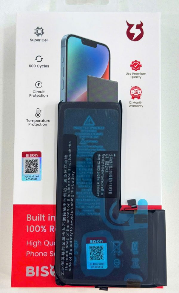Pin Bison iPhone 11 Promax dung lượng 4800mAh