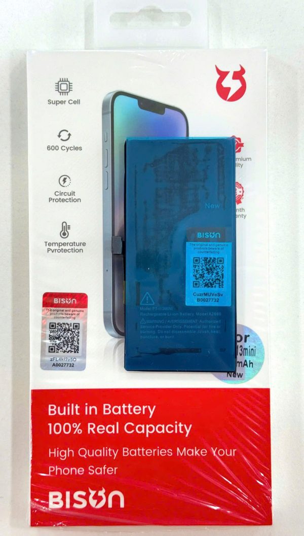 Pin Bison iPhone 13 Mini dung lượng 3500mAh