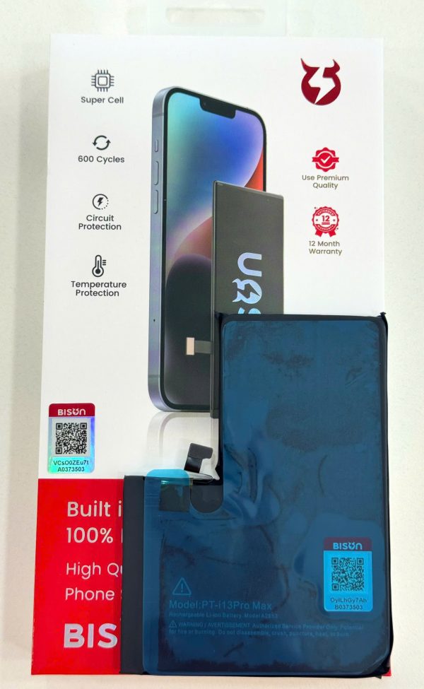 Pin Bison iPhone 13 Promax dung lượng 4870mAh