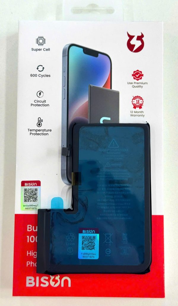 Pin Bison iPhone 12 Promax dung lượng 4600mAh