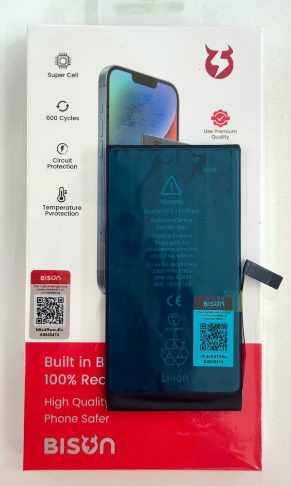 Pin Bison iPhone 14 Pro Max dung lượng 4850mAh
