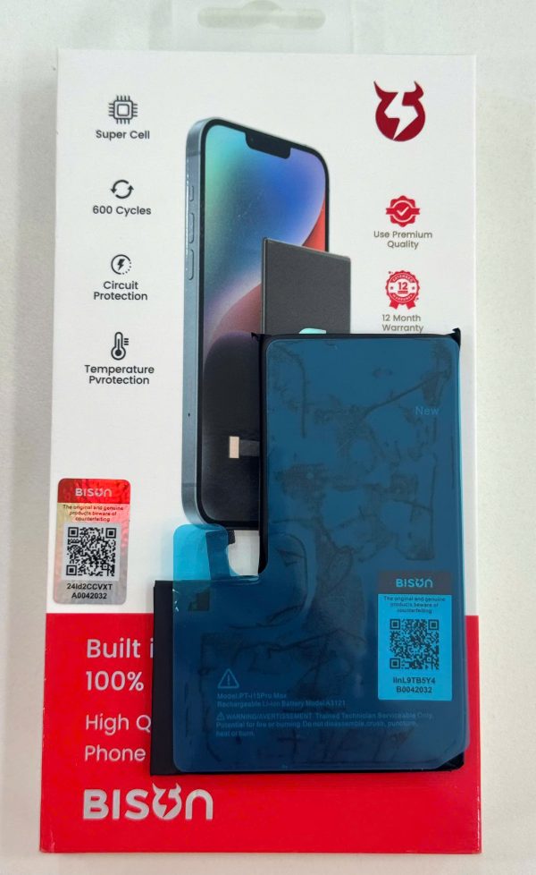 Pin Bison iPhone 15 Promax dung lượng 4860mAh