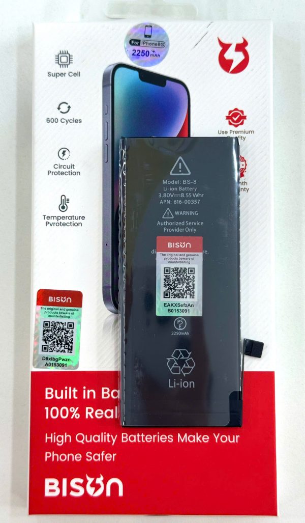Pin Bison iPhone 8G dung lượng 2250mAh