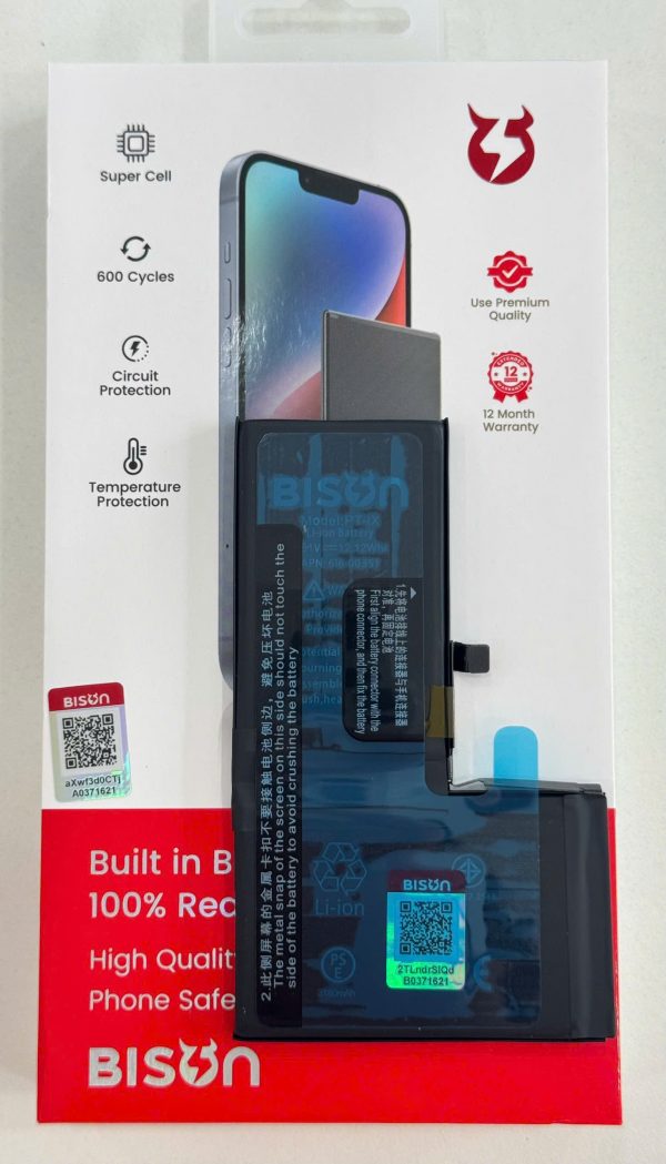 Pin Bison iPhone X dung lượng 3180mAh