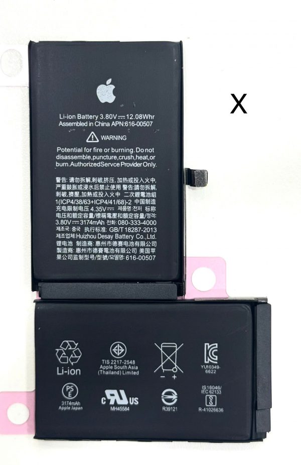 Pin dung lượng chẩn đoán iPhone X